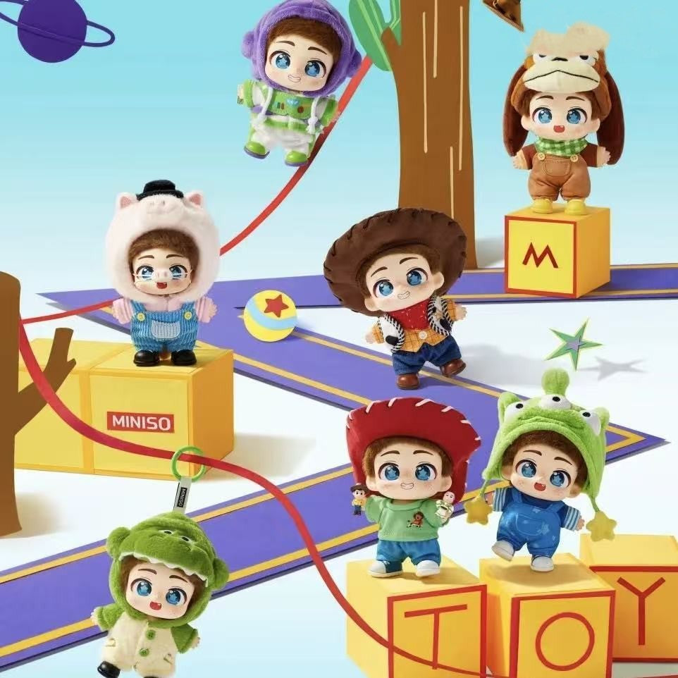 DSN Pixar Toy Story Andy’s Childhood Bond Series Vinyl Plush Keychain Blind Box