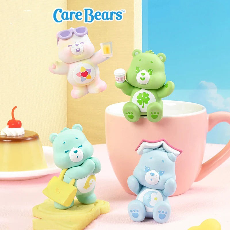 Care Bears Little Things Series Cubby Face Mini Beans Figures, Blind Bag