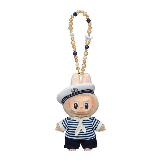 POP LAND The Monsters De Vliegende Flying LABUBU Series Sailor Vinyl Plush Hanging Card