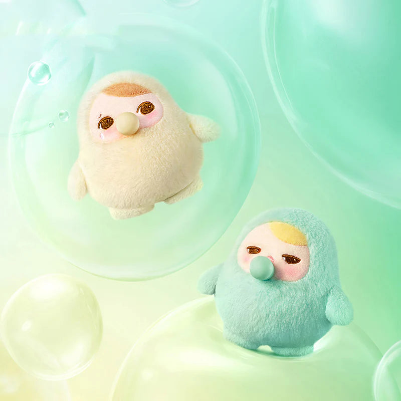 Llavero colgante de peluche Pucky Beanie Bubble Up Series 