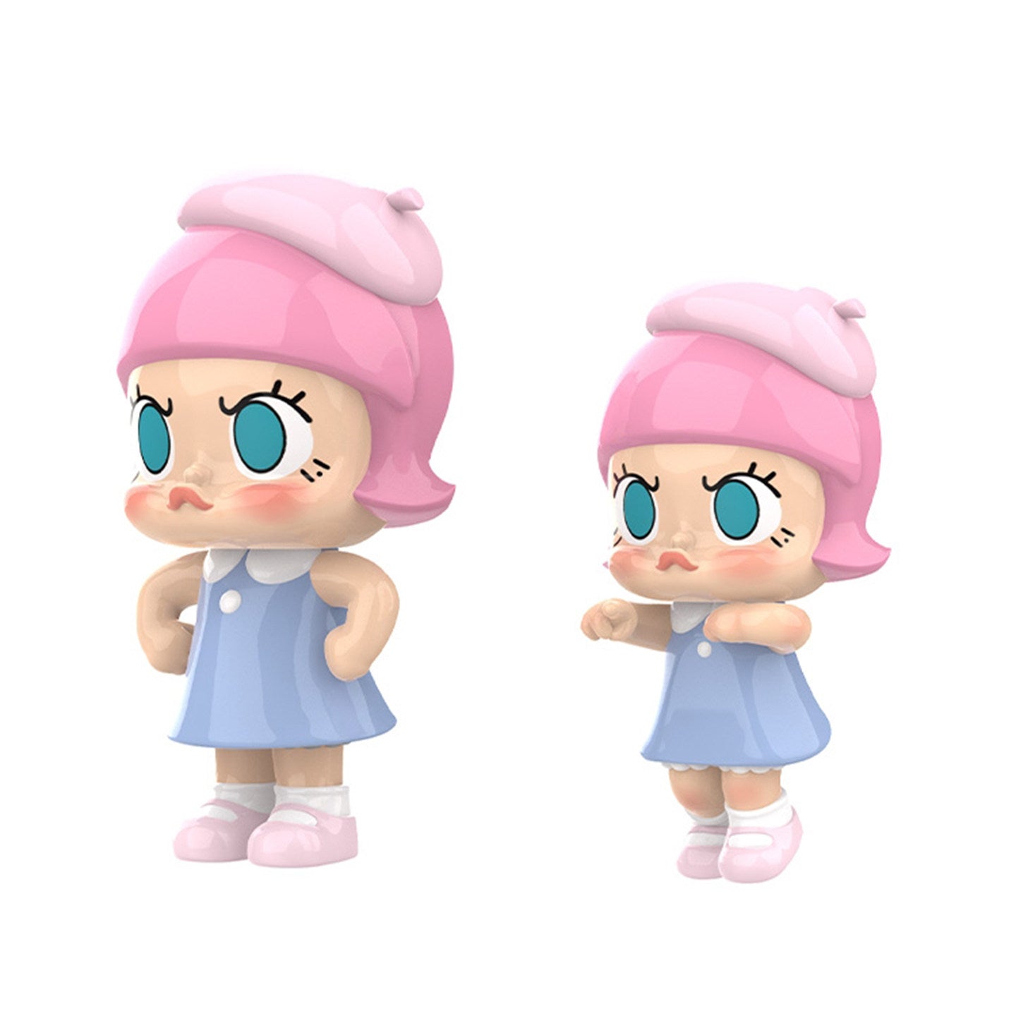 POP MART MOLLY 20th Anniversary Angry Molly Single Record Set "Re" Series Figure Hanging Card