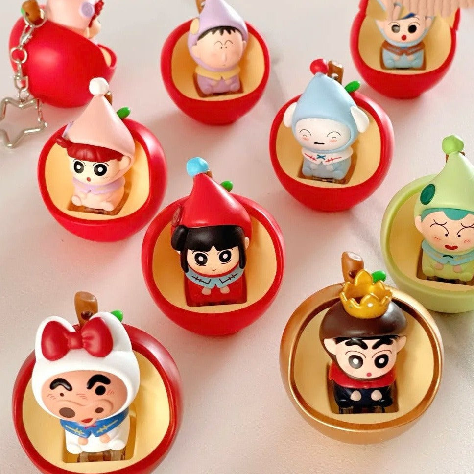 Crayon Shin-chan Dwarf Fairytale Series Bobblehead Figures Blind Box