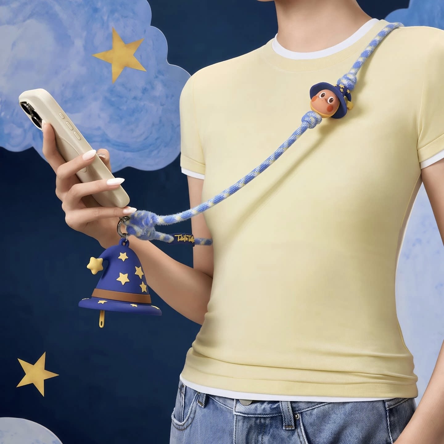 POP MART Twinkle Twinkle Classic Series Magical Star Glow in the Dark Long Lanyard Phone Charm