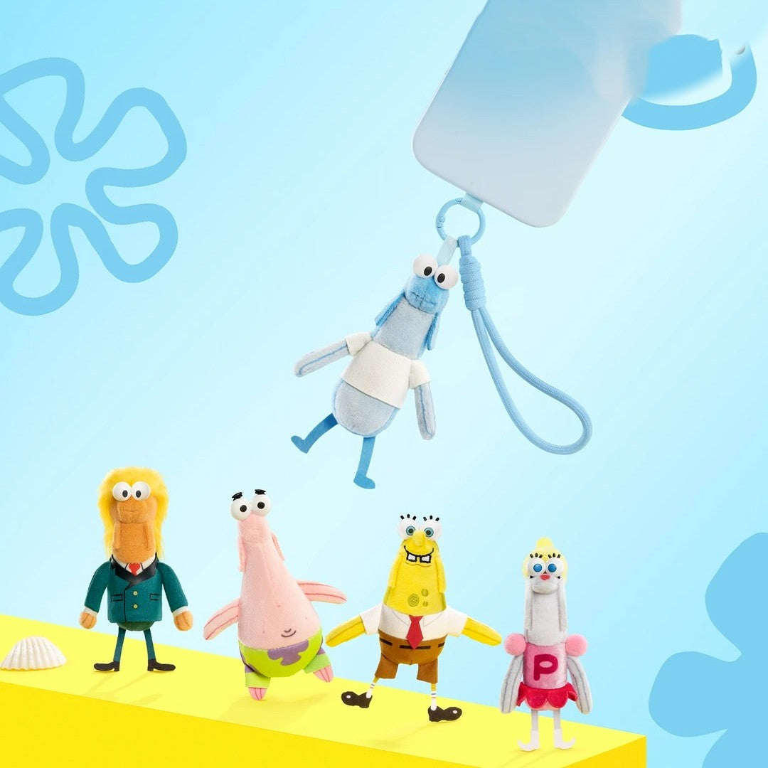 SpongeBob SquarePants ANCHOVY BUDDIES Series Plush Phone Charm Blind Box