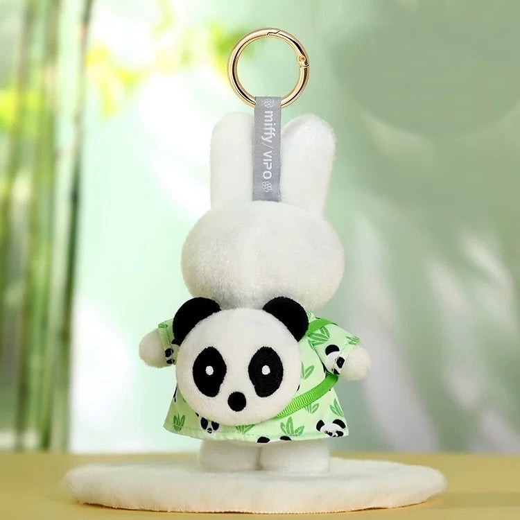 VIPO Miffy Panda Series/Hug Series Plush Pendant Miffy Outing Series