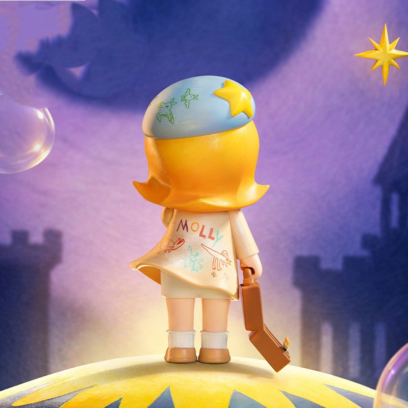 MOLLY Chasing Bubble Dream Figurine Limited Designer hanging card