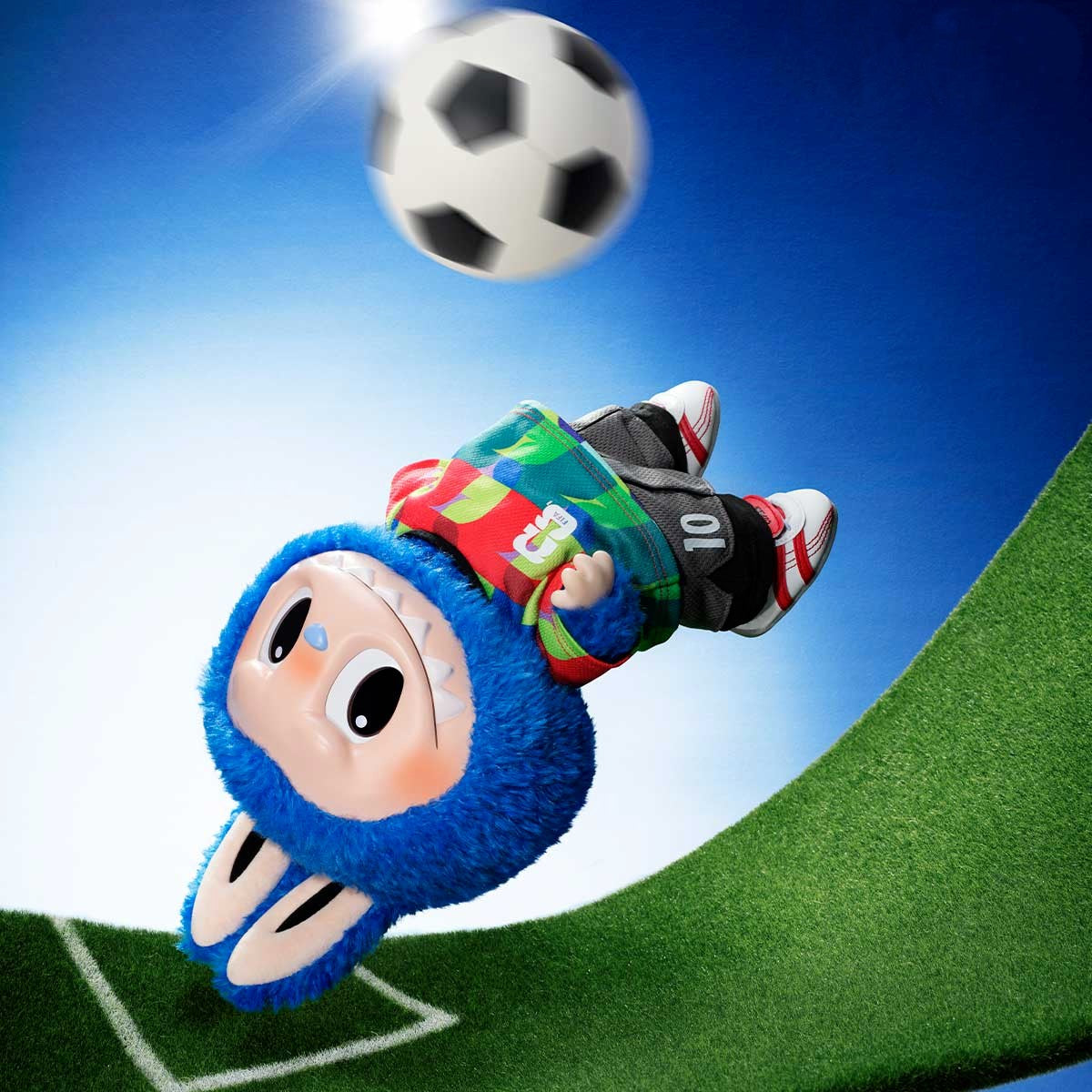 THE MONSTERS × FIFA SERIES-Catch the Win Vinyl Plush Doll