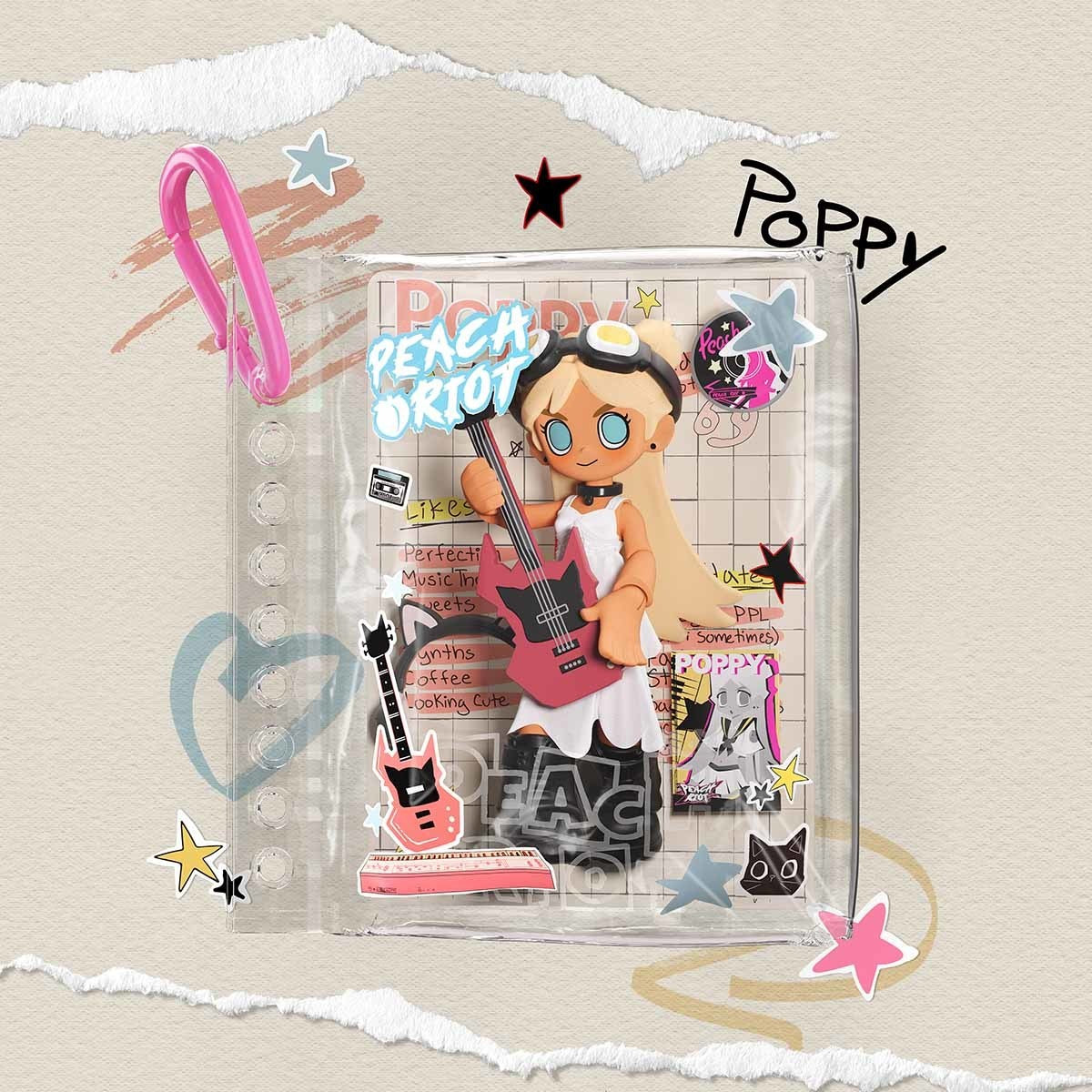 POP MART Peach Riot Carry the Music Series Block Pendant Blind Box (PRE-ORDER)