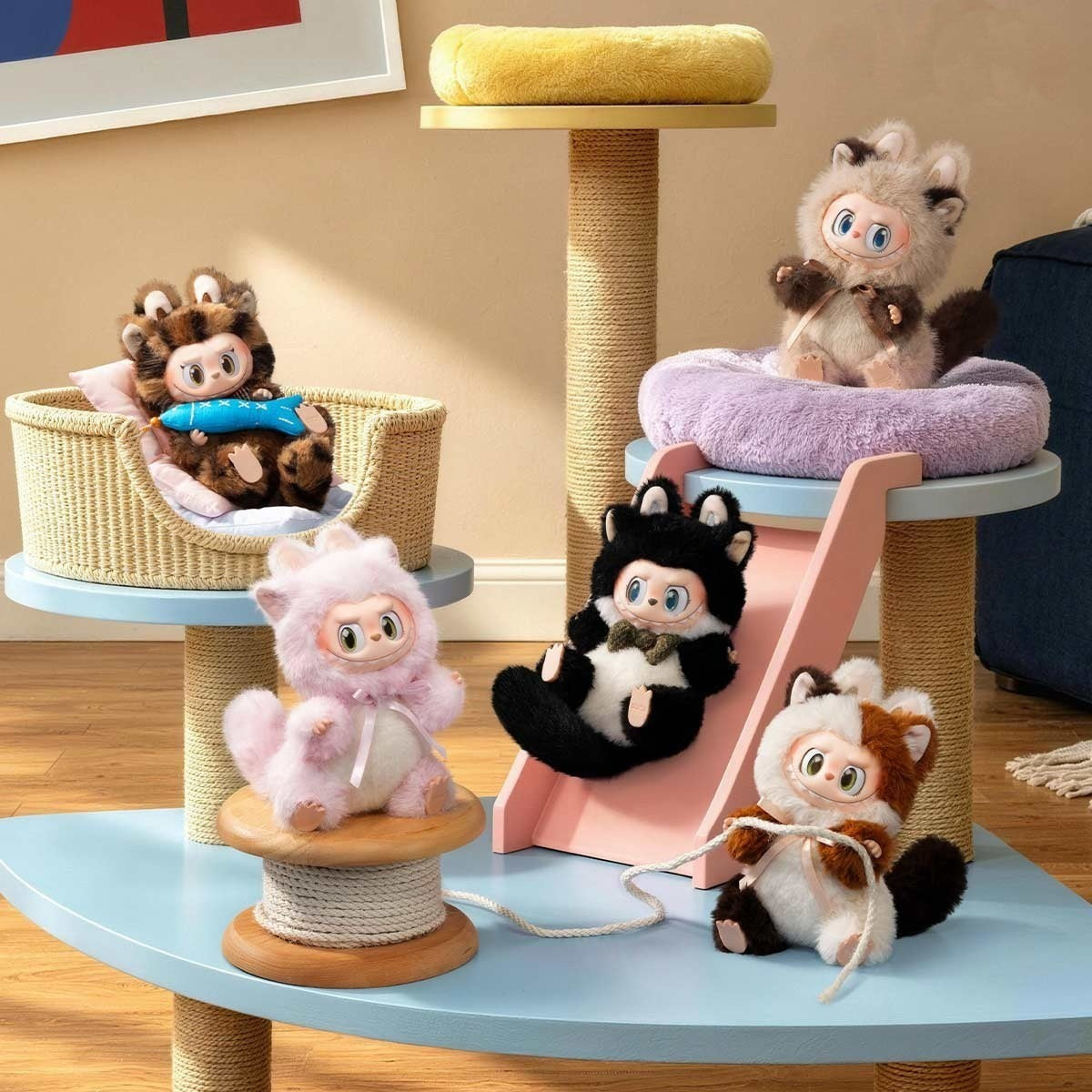 POP MART The Monsters Labubu Cat Mode on Series Vinyl Plush Pendant Blind Box (PRE-ORDER)