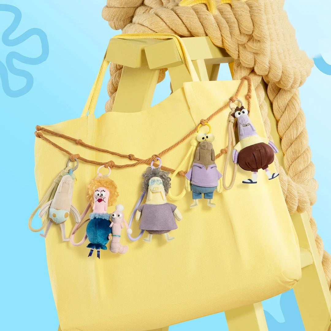 SpongeBob SquarePants ANCHOVY BUDDIES Series Plush Phone Charm Blind Box