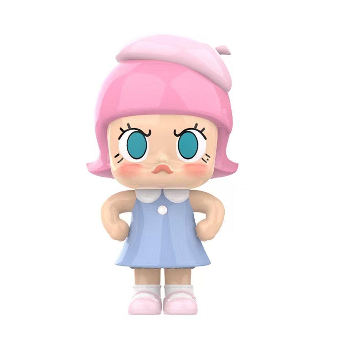 POP MART MOLLY 20th Anniversary Angry Molly Single Record Set "Re" Series Figure Hanging Card