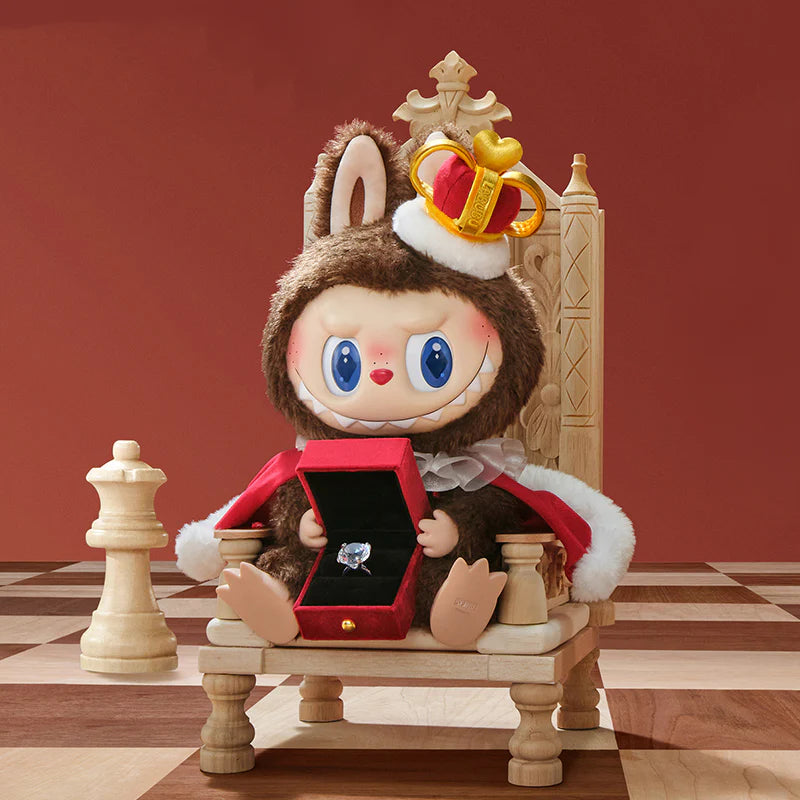 Tarjeta colgante de peluche de vinilo de la serie Let's Checkmate de THE MONSTERS LABUBU 