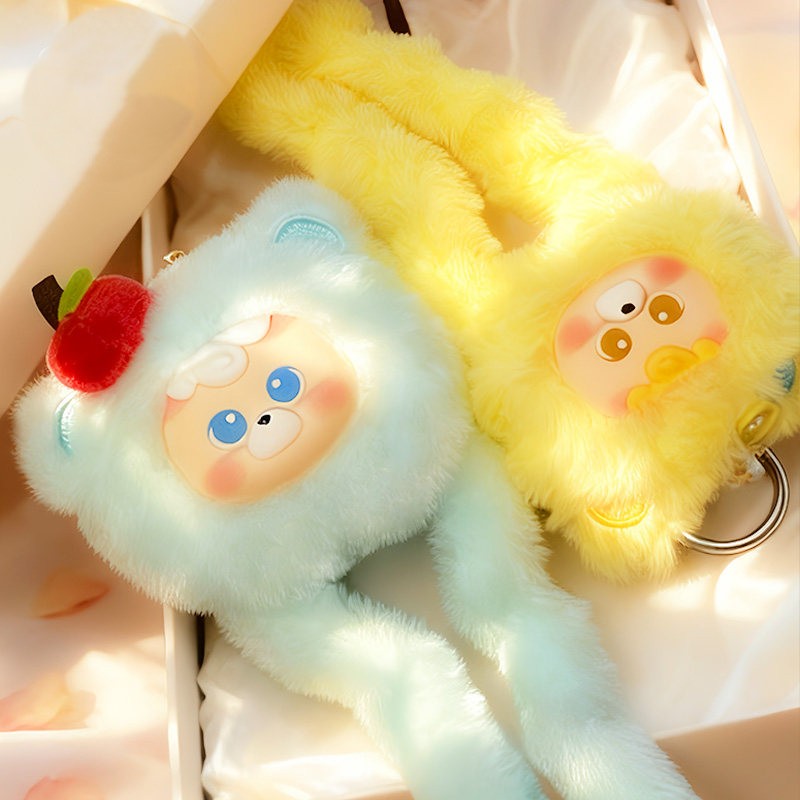 Diudiu baby & Tangle Marshmallow Bear Series Sensory Fidget Toy, Cimmy  Fluffy Bunny Plush Pendant, Twist Sensory Puzzle for ADHD, Anxiety & Stress‑Relief Hand Toy