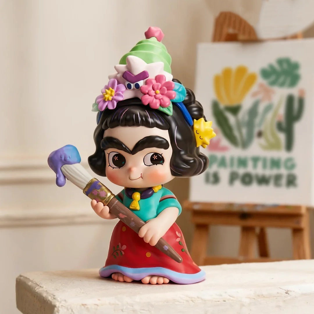 CiciLu × Frida Kahlo Endless Flower Series Figure Hanging Card (PRE-ORDER)