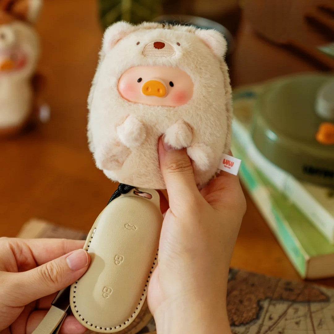 LuLu the Piggy Animal Party V2 Cutest Butler Series Vinyl Face Key Cover Keychain Pendant Blind Box