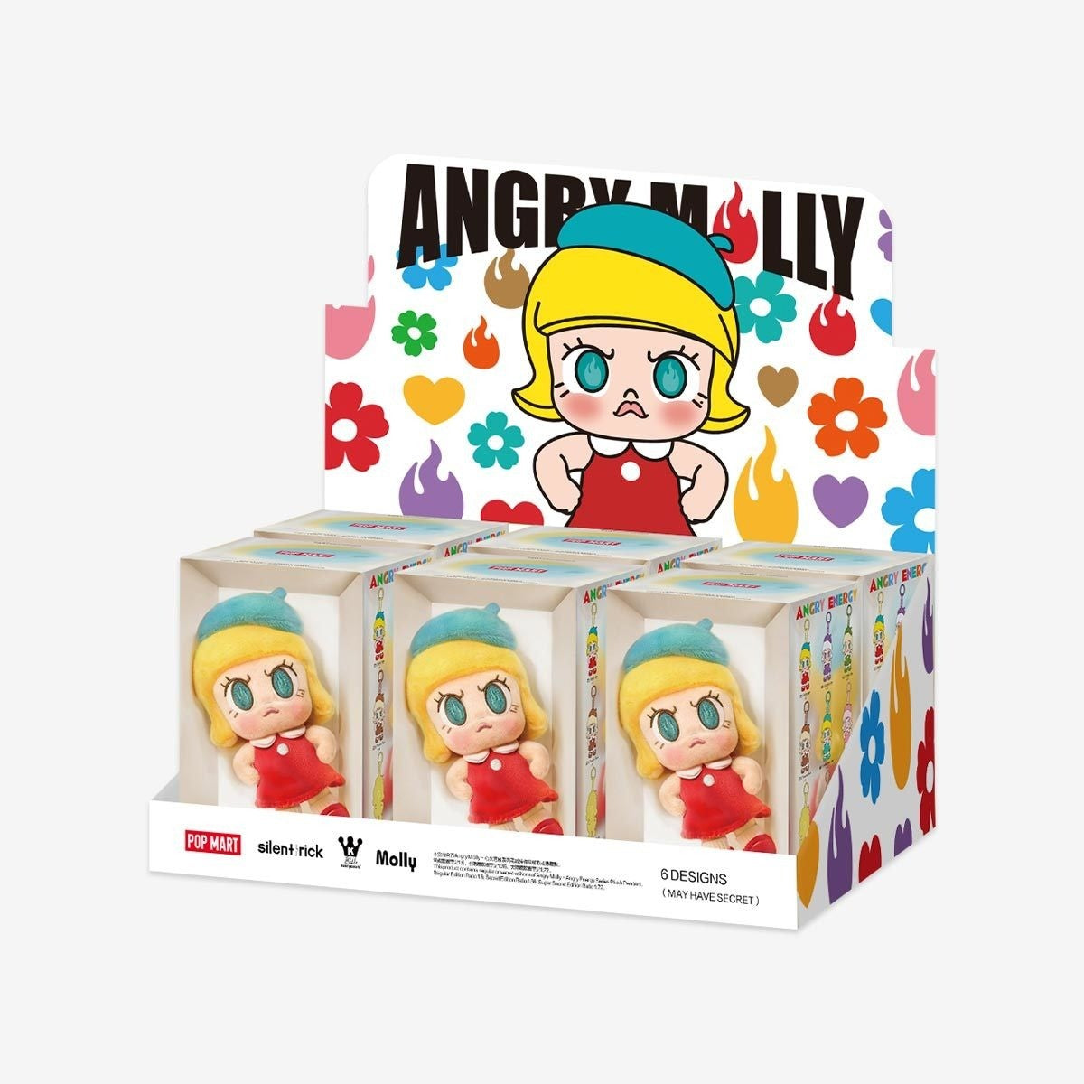 POP MART Angry Molly Angry Energy Series Plush Pendant Blind Box