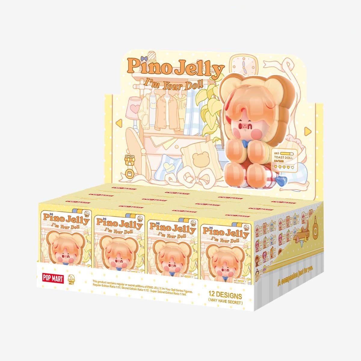 POP MART PINO JELLY I'm Your Doll Series Figures Blind Box