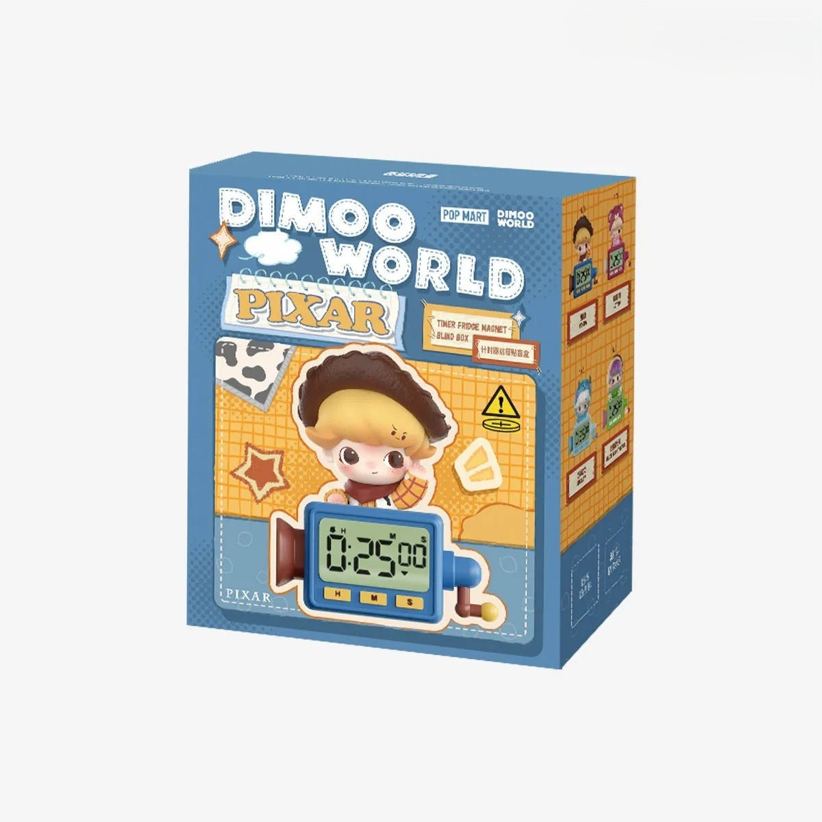 POP MART DIMOO WORLD × PIXAR Series Timer Fridge Magnet Blind Box (PRE-ORDER)