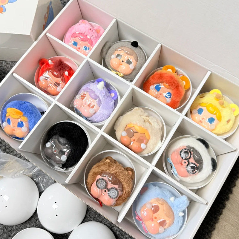 POP MART CRYBABY Sad Zoo Day Series Blind Capsule Toy, Thailand Exclusive Plush Pendant, Cry Buddy Collectible Keychain