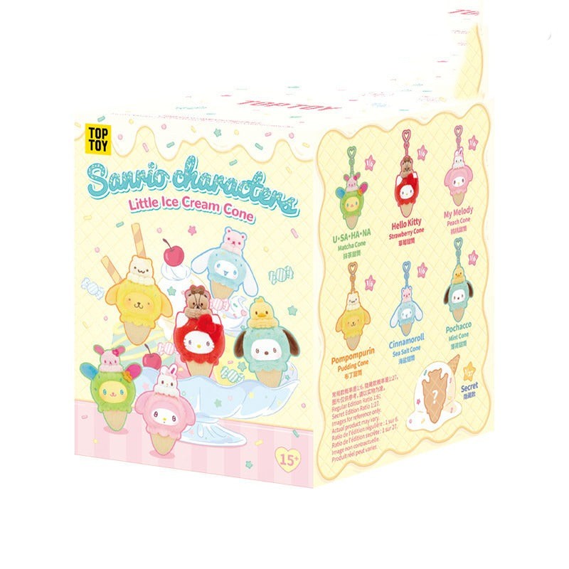 SANRI0 characters Little Ice Cream Cone Series Plush Pendant Blind Box