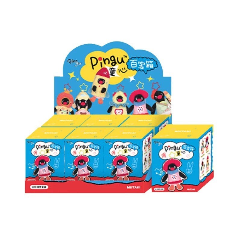 Pingu Childlike Treasure Box Series Plush Pendant Blind Box