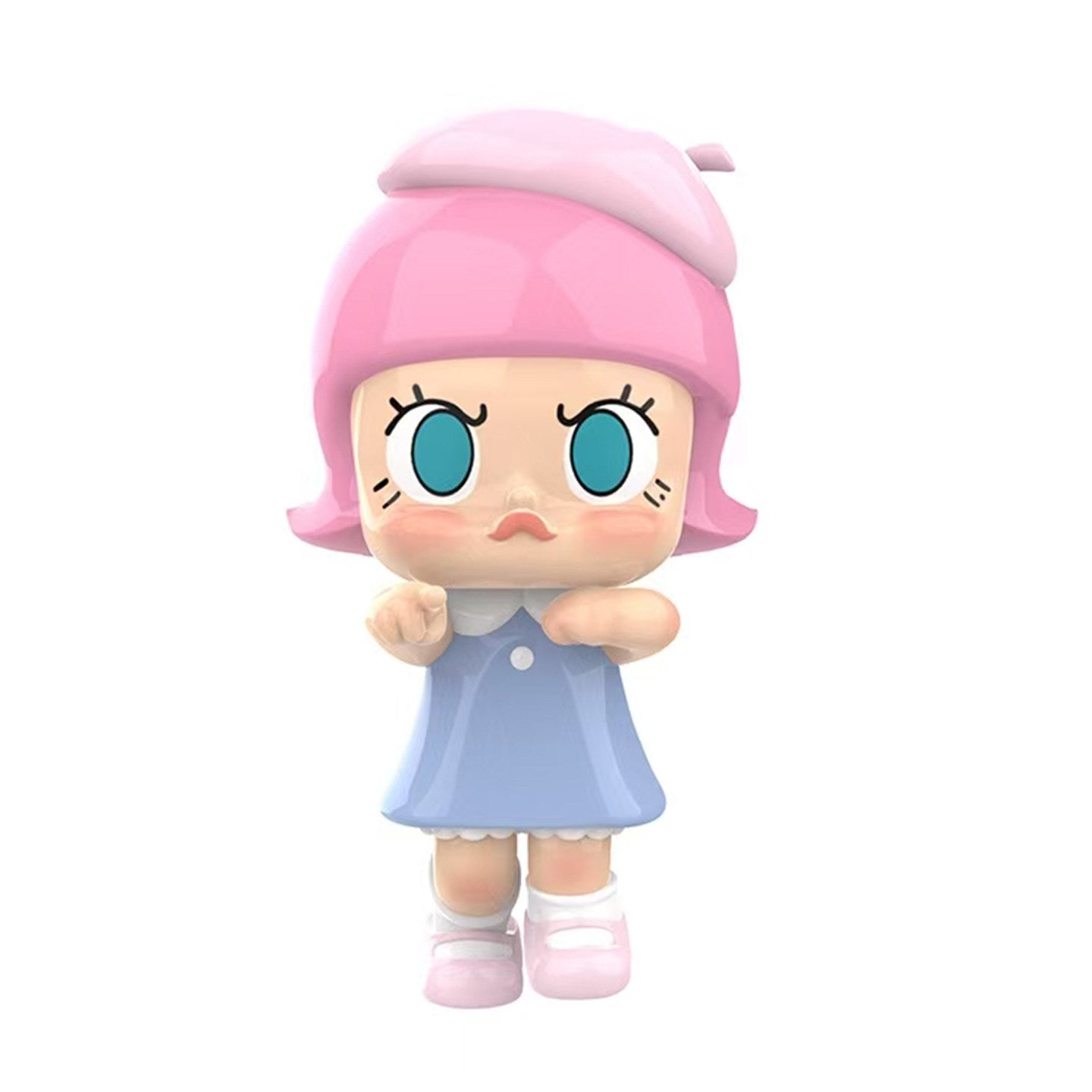 POP MART MOLLY 20th Anniversary Angry Molly Single Record Set "Re" Series Figure Hanging Card