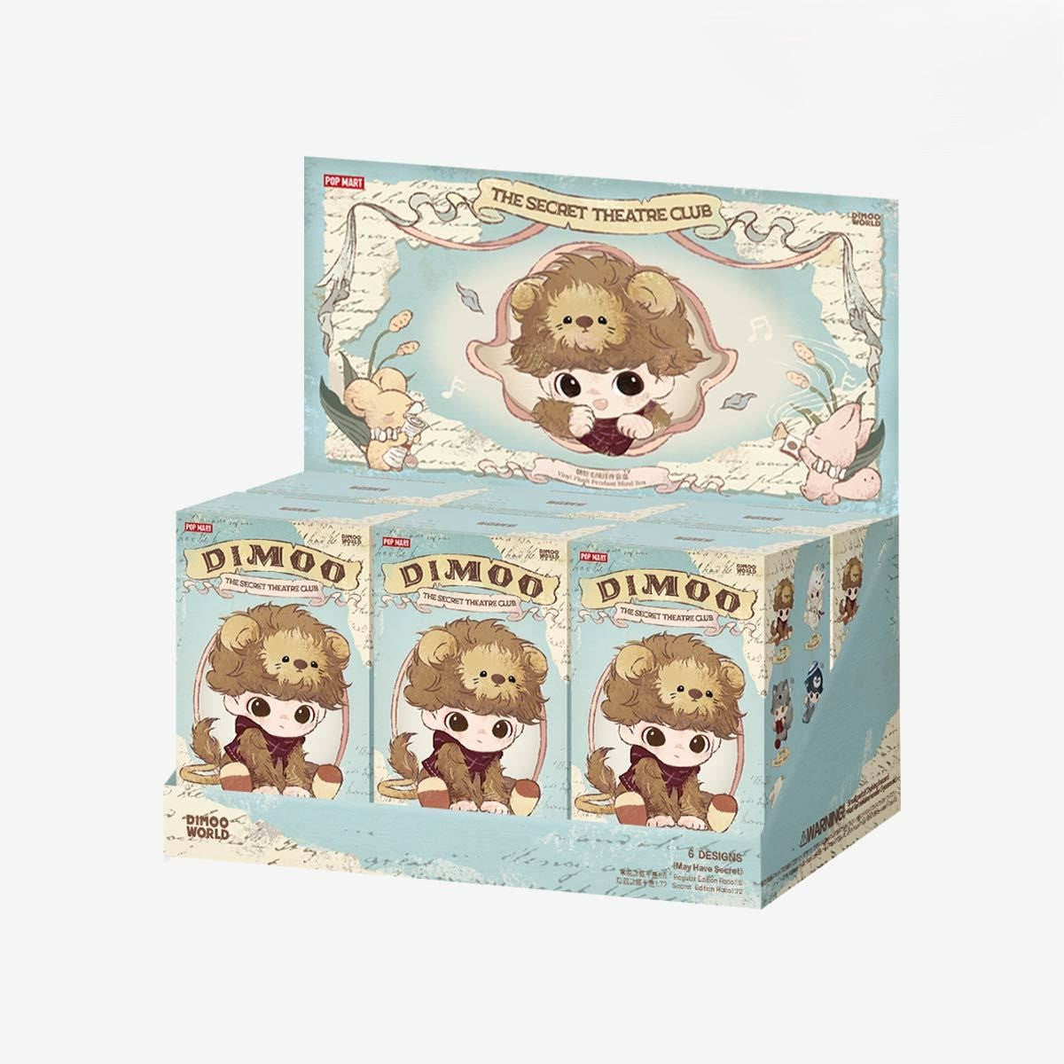 POP MART DIMOO The Secret Theatre Club Series Vinyl Plush Pendant Blind Box
