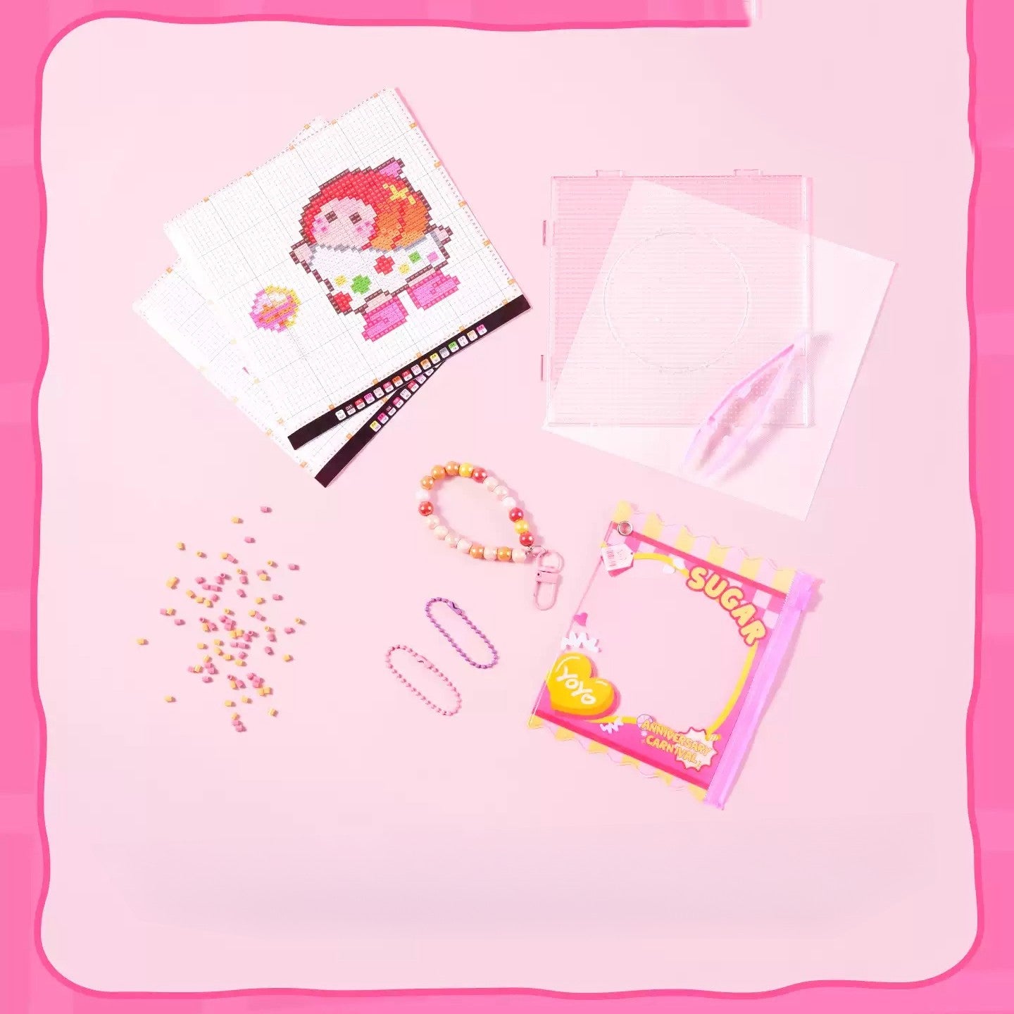 MINISO YOYO Heartfelt Wishes Series Fuse Beads Blind Box