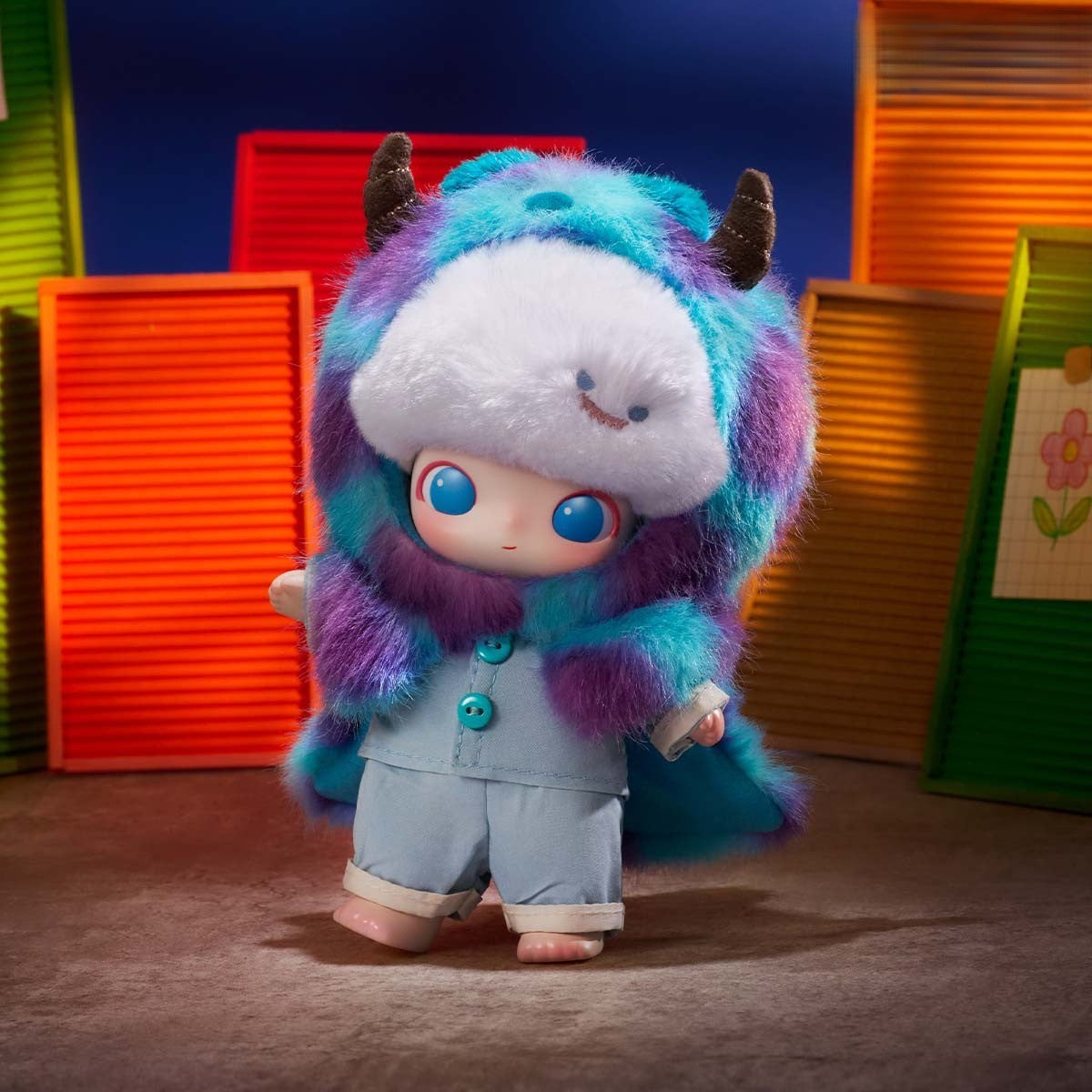 POP MART DIMOO WORLD × PIXAR Series Vinyl Plush Pendant Blind Box (PRE-ORDER)