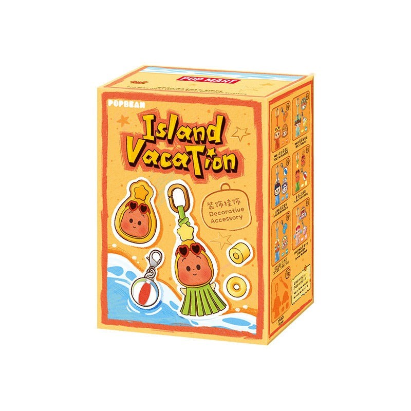 POP MART POP BEAN Island Vacation Series Decorative Charm Blind Box (PRE-ORDER)