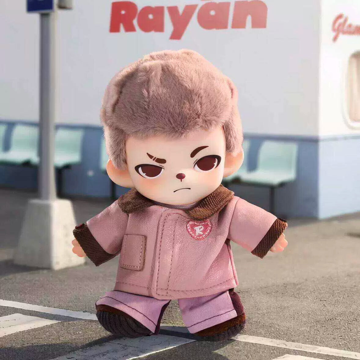Rayan Urban Walk Series Plush Pendant