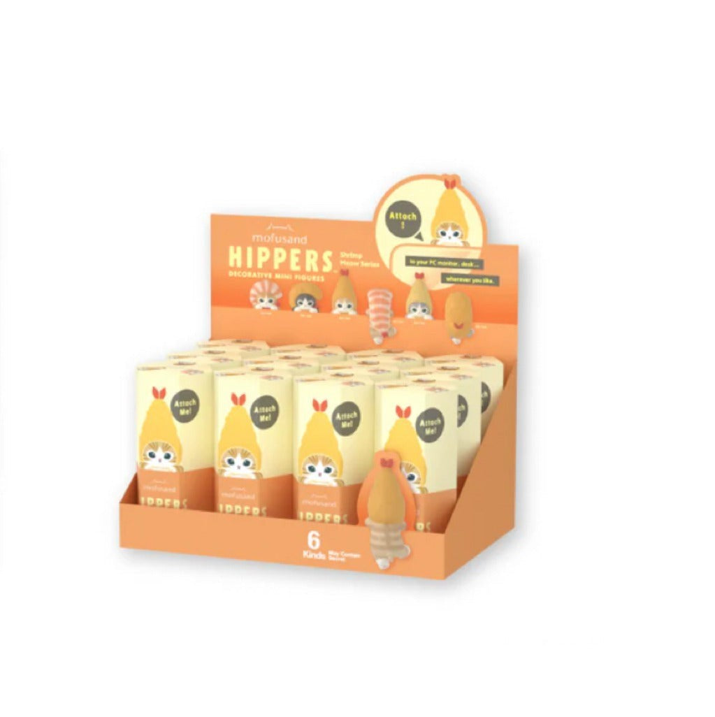 Sonny Angel × Mofusand Shrimp Meow Series Hippers Decorative Mini Figures Blind Box