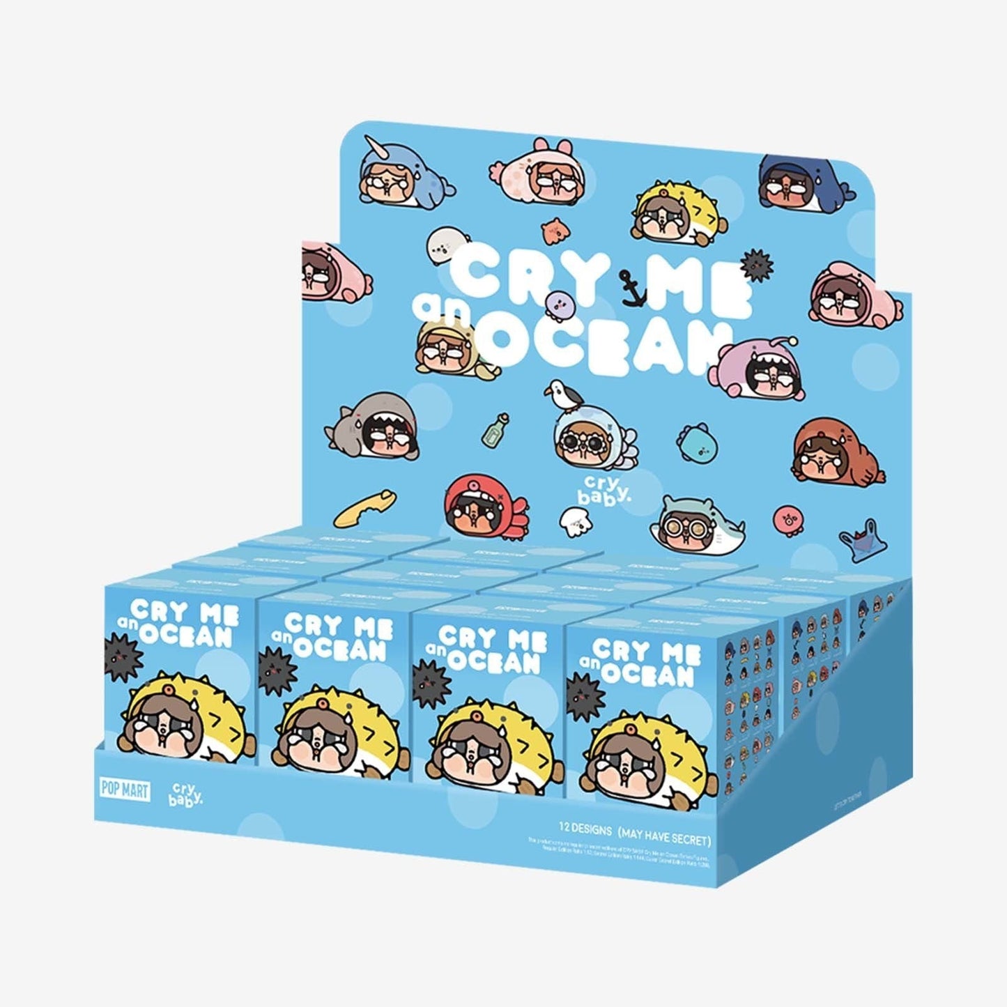 POP MART CRYBABY Cry Me an Ocean Series Figures Blind Box