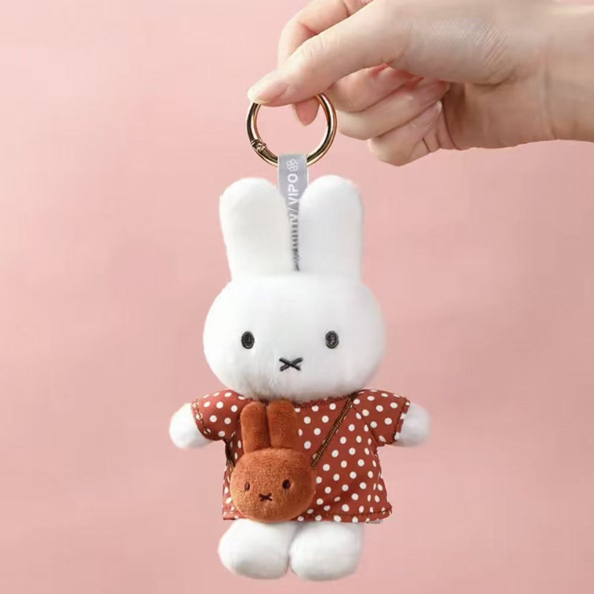 VIPO Miffy Panda Series/Hug Series Plush Pendant Miffy Outing Series