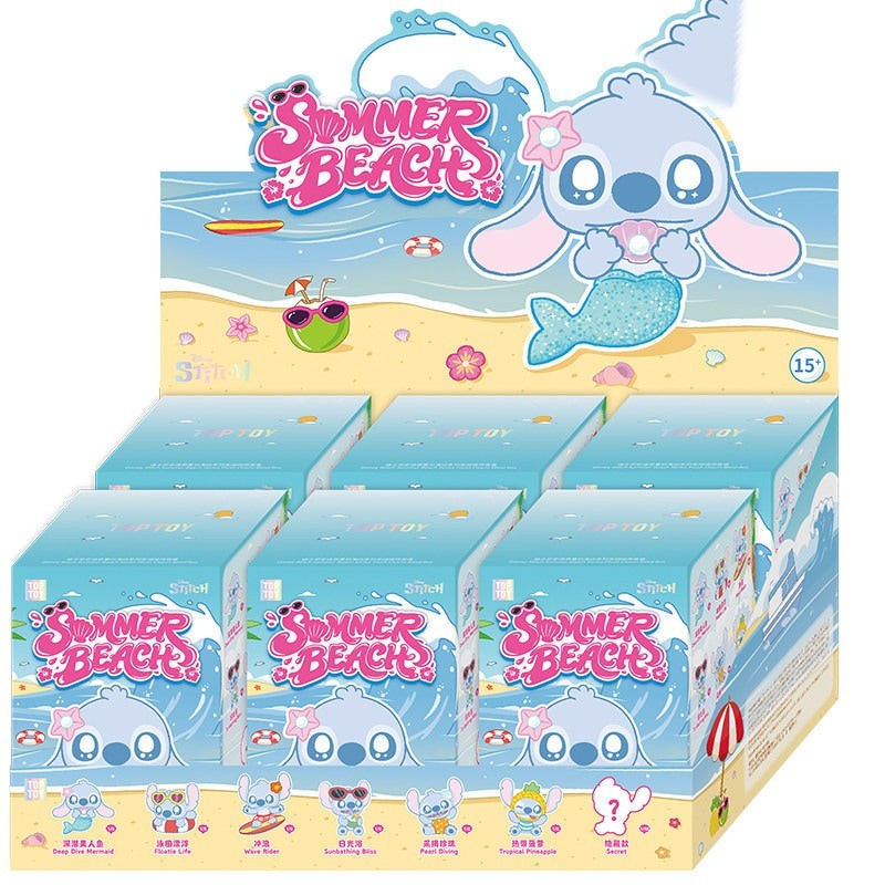 DSN Stitch Summer Beach Series Plush Pendant Blind Box