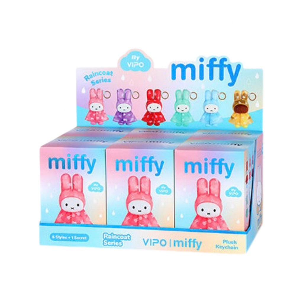 Miffy Raincoat Series Plush Pendant Blind Box