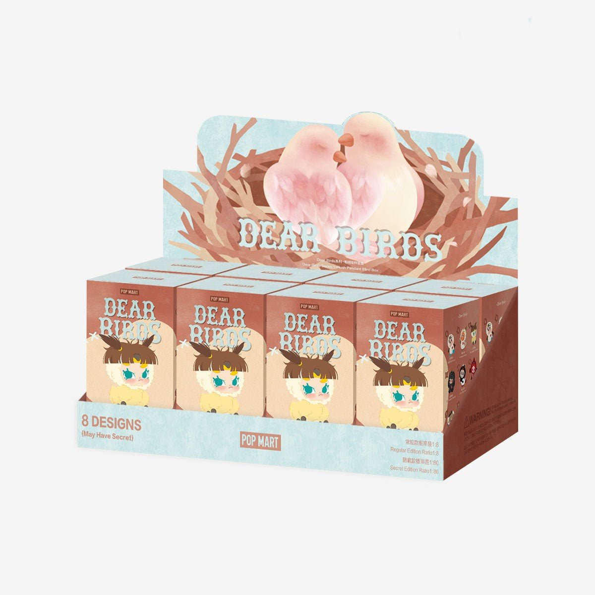 POP MART Dear Birds Series Plush Pendant Blind Box