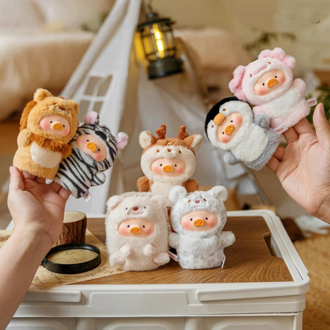 LuLu the Piggy Animal Party V2 Cutest Butler Series Vinyl Face Key Cover Keychain Pendant Blind Box