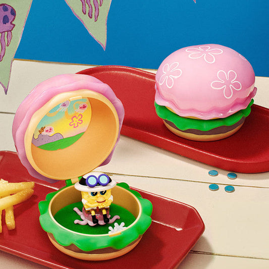 POPMART SpongeBob Krabby Patty Hot Sale Series Blind Box