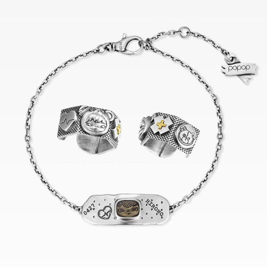 POPOP Jewelry Hirono Healing Series Ear Cuff Bracelet Earrings