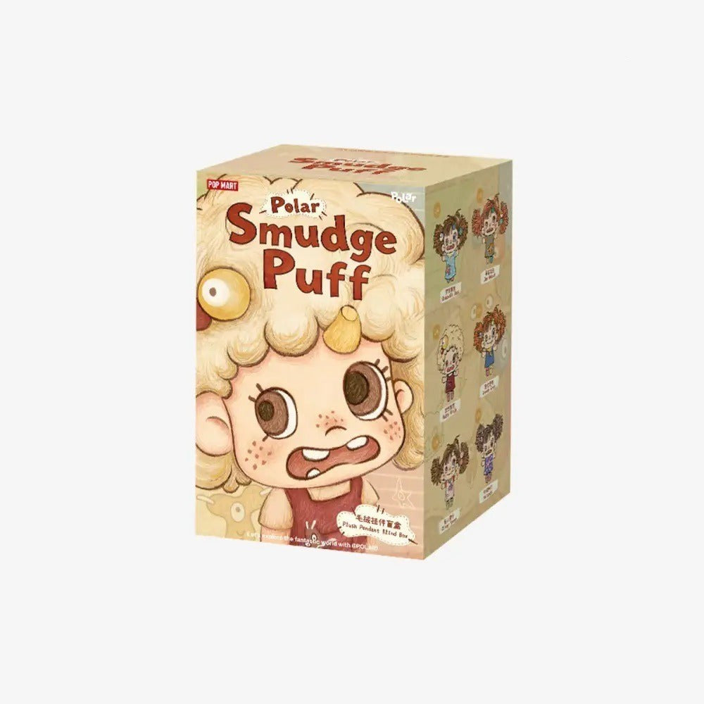 POP MART POLAR Smudge Puff Series Vinyl Plush Pendant Confirm Design Blind Box