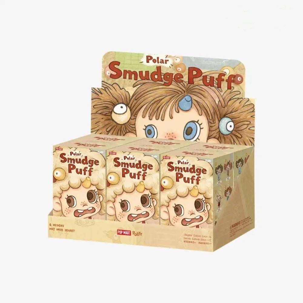 POP MART POLAR Smudge Puff Series Vinyl Plush Pendant Confirm Design Blind Box
