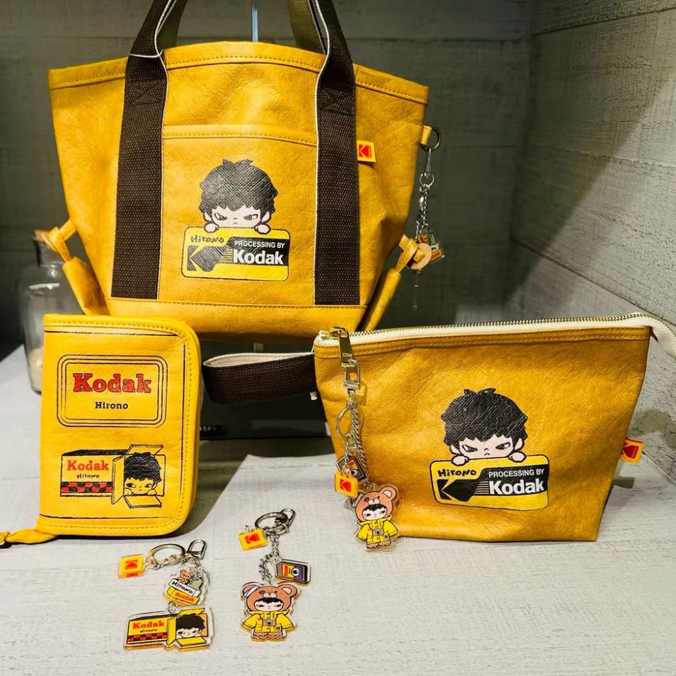 Hirono x Kodak Keychain Bag Passport Holder