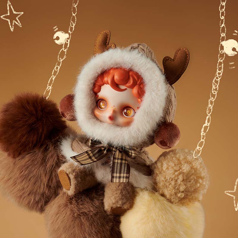 دمى SKULLPANDA المحشوة من سلسلة Winter Symphony