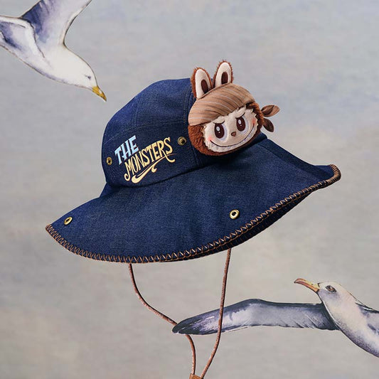 POP LAND The Monsters De Vliegende Flying LABUBU Series Captain's Hat