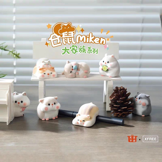 Hamster Miken Family Figure