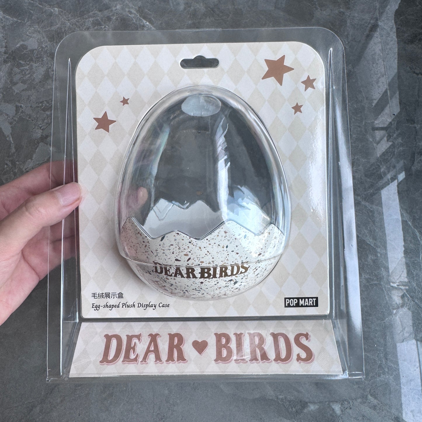 POP MART Dear Birds Series - Egg-shaped Plush Display Case