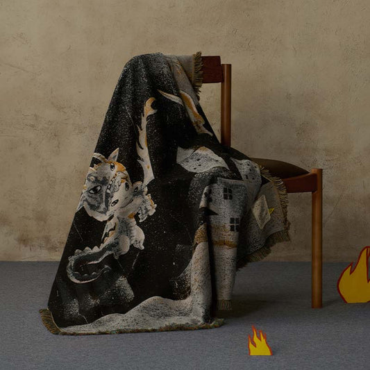 Hirono People in the Mist series Wool blanket