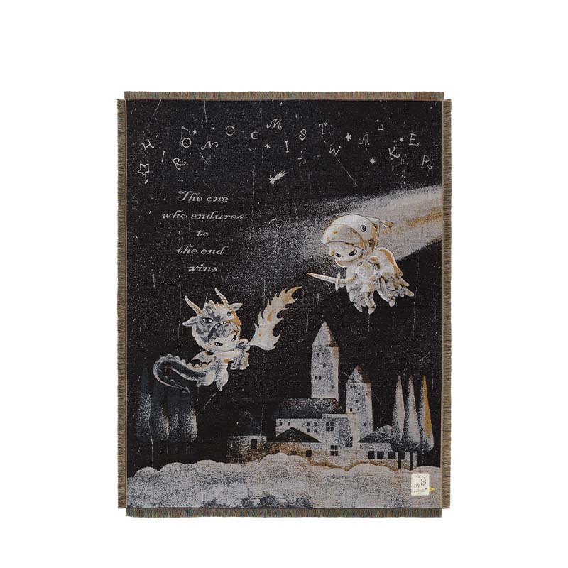 Hirono People in the Mist series Wool blanket