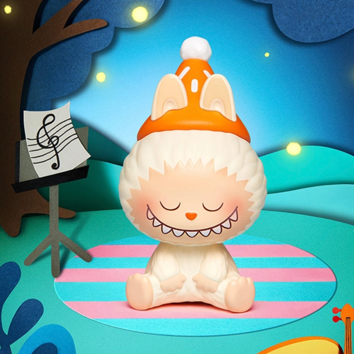 POP MART THE MONSTERS POP Bean Forest Fairy Tale Mini Bean Midnight Melody